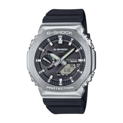 MENS G-STEEL 2100 MOBILE LINK SOLAR STEEL RESIN WATCH DIAL