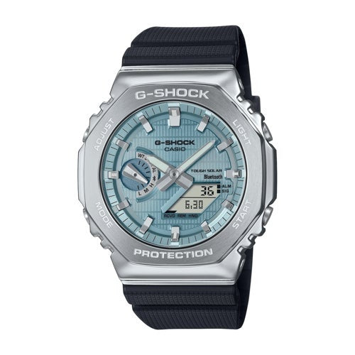 MEN'S 2100 G-SHOCK OCTAGON SLIM ANA-DIGI RESIN WATCH, DIAL