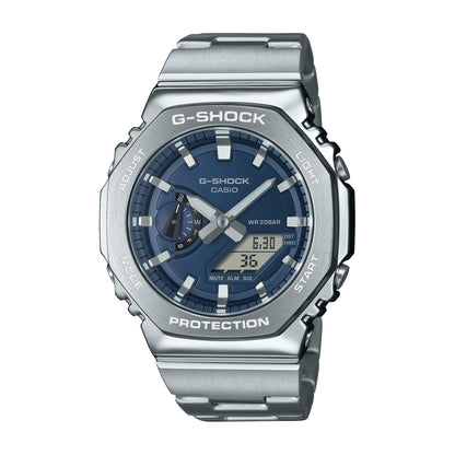 MENS 2100 G-SHOCK OCTAGON G-STEEL STAINLESS STEEL WATCH DIAL