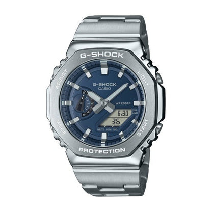 MENS 2100 G-SHOCK OCTAGON G-STEEL STAINLESS STEEL WATCH DIAL