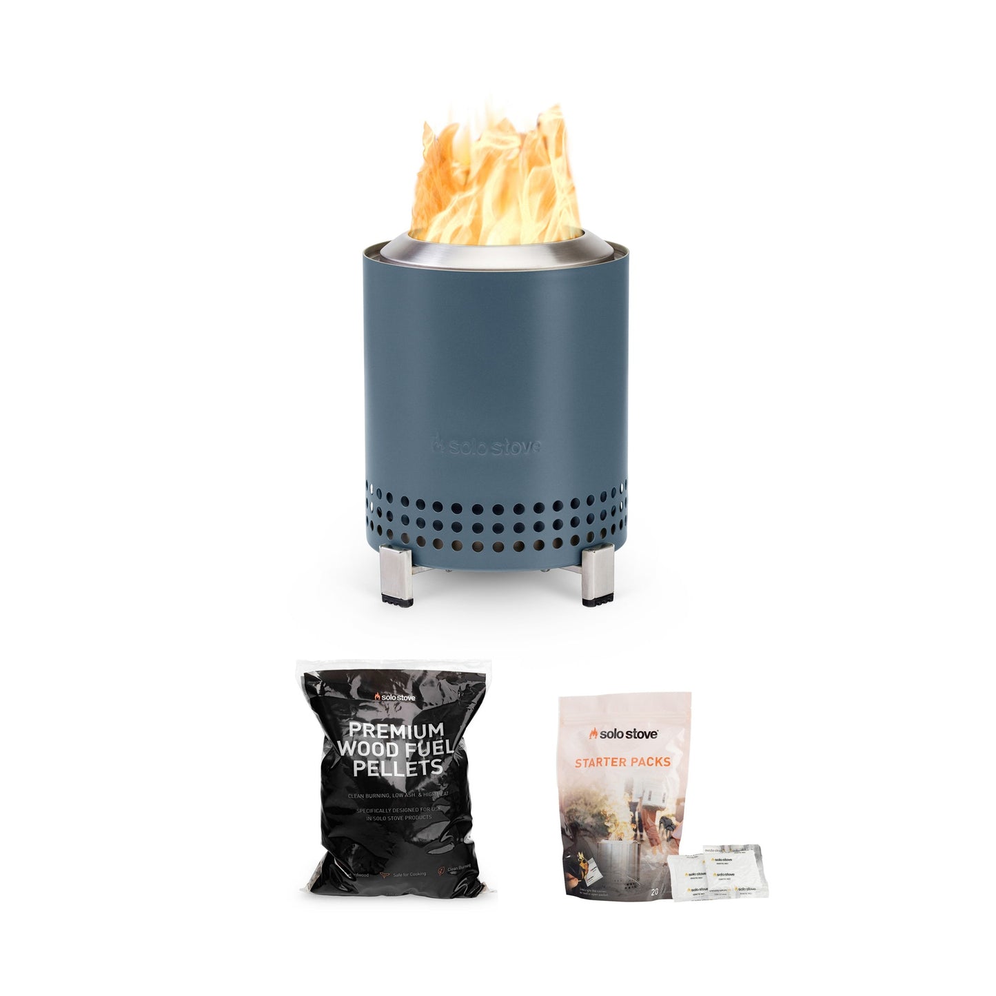 MESA TABLETOP PIT + WOOD FUEL PELLETS + STARTER PACK