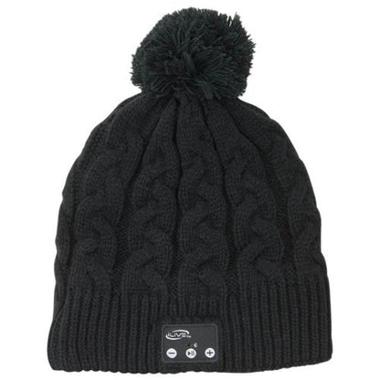 BLUETOOTH WIRELESS MUSIC BEANIE W/ BUILT-IN SPEAKERS AND MIC