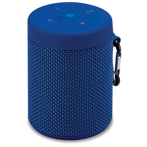 WATERPROOF FABRIC PORTABLE SPEAKER W/ SPEAKERPHONE