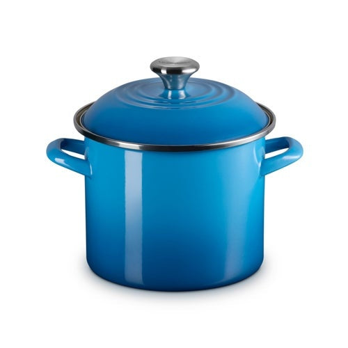 6QT ENAMEL ON STEEL COVERED STOCKPOT
