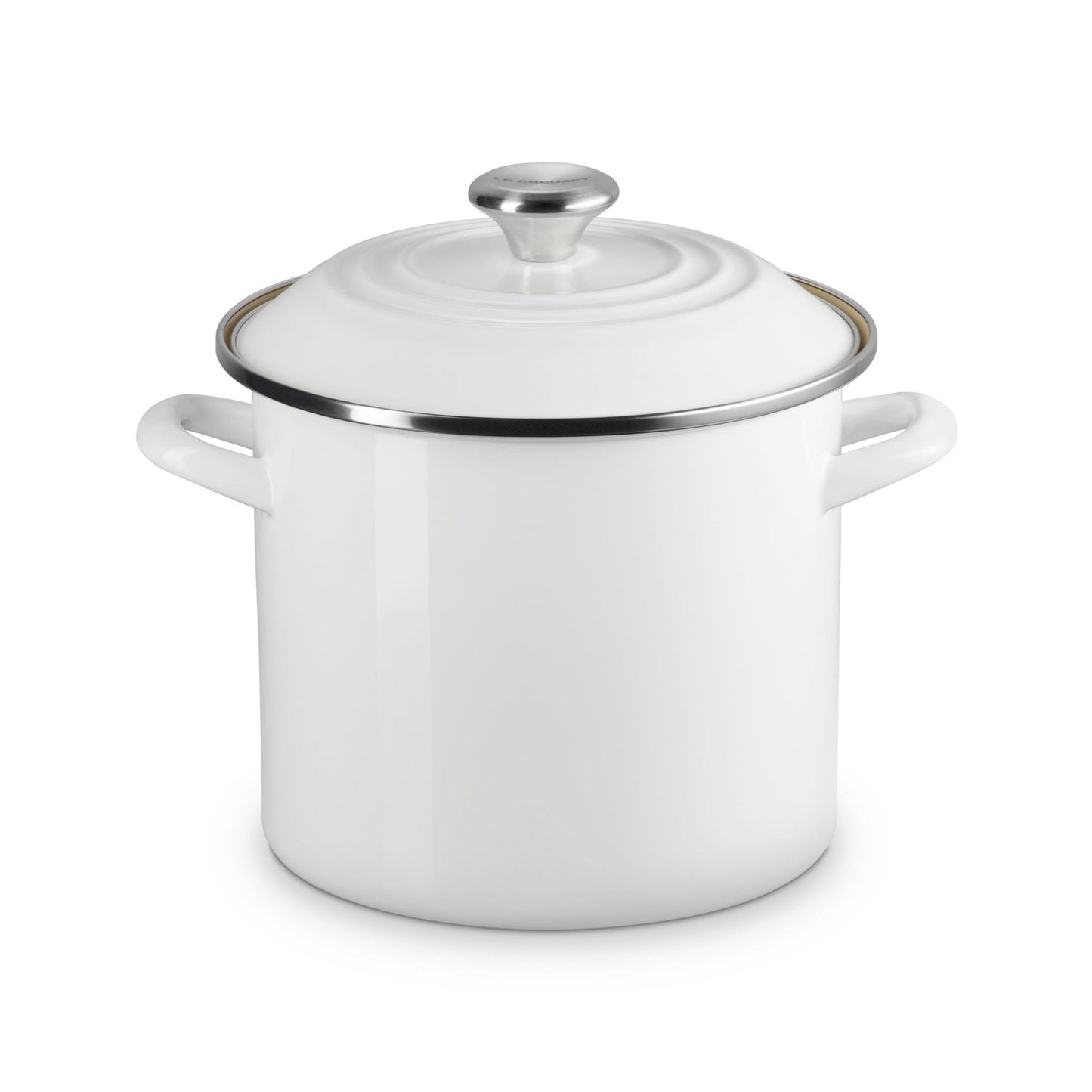 8QT ENAMEL ON STEEL COVERED STOCKPOT