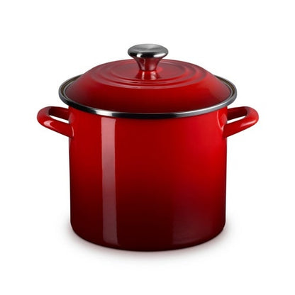 8QT ENAMEL ON STEEL COVERED STOCKPOT