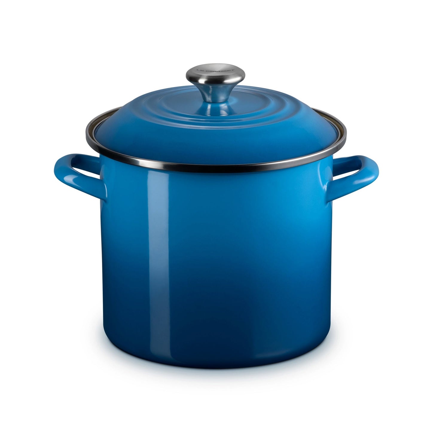 8QT ENAMEL ON STEEL COVERED STOCKPOT