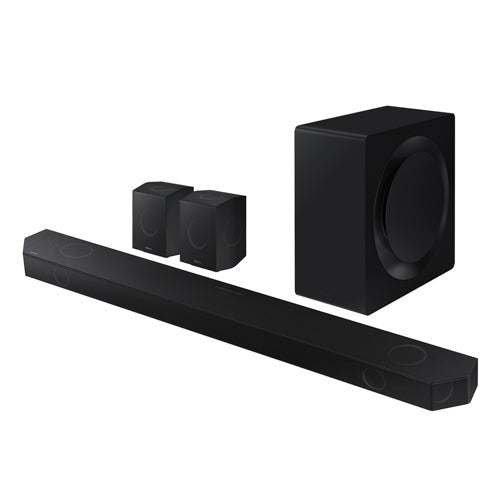 Q-SERIES 11.1.4 CHANNEL SOUNDBAR & REAR SPEAKERS