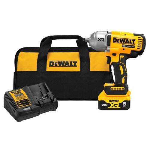 20V MAX XR 1/2" HIGH TORQUE IMPACT WRENCH KIT W/ HOG RING ANVIL
