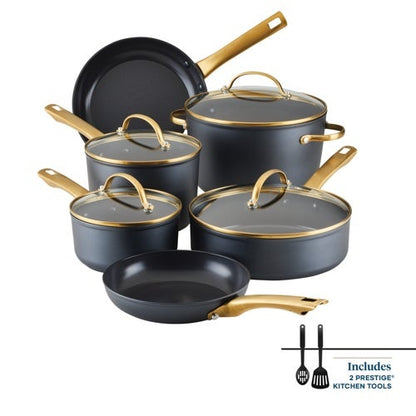 12PC FORGED INDUCTION CERAMIC COOKWARE SET