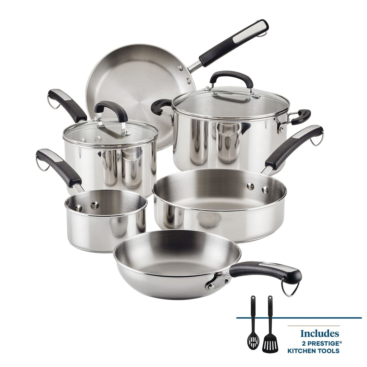 10PC BRILLIANCE COOKWARE SET