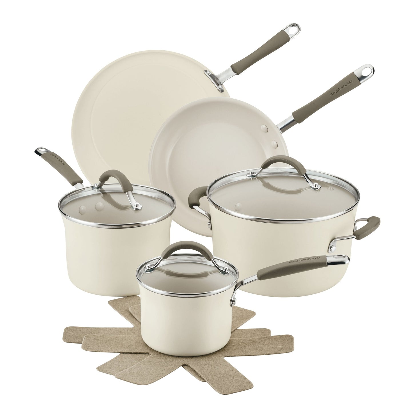 10PC CUCINA CERAMIC COOKWARE SET
