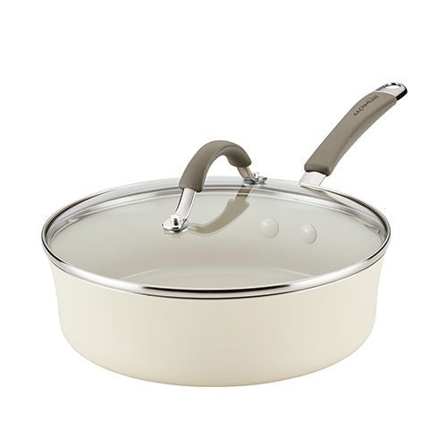 3QT CUCINA CERAMIC NONSTICK SAUTE PAN W/ LID