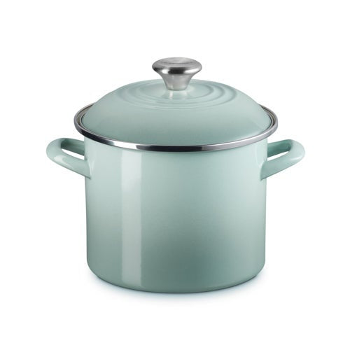 6QT ENAMEL ON STEEL COVERED STOCKPOT