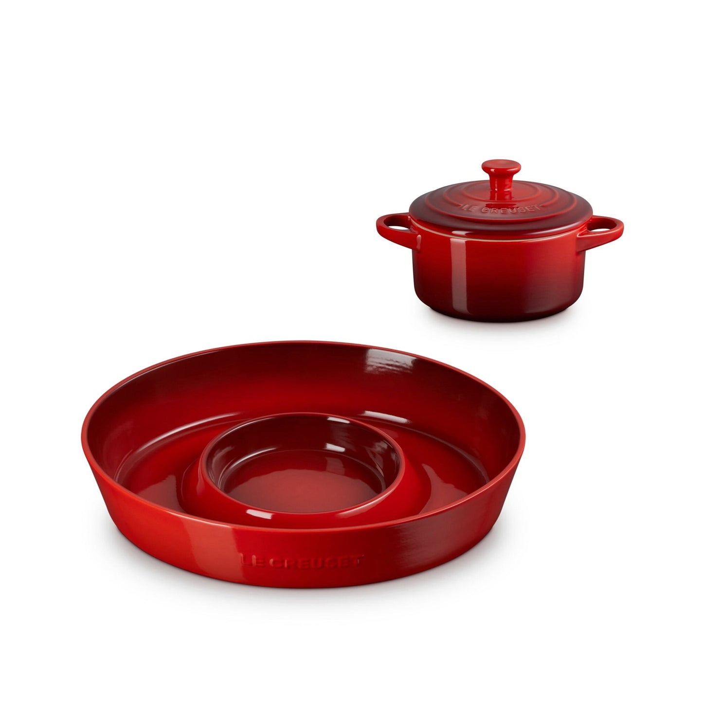 CHIP & DIP PLATTER W/ 24OZ ROUND COCOTTE