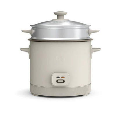 16 CUP RICE COOKER W/ STEAMER OATMILK