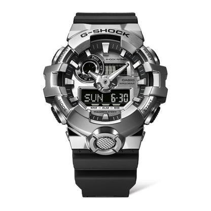 MEN'S G-SHOCK RUGGED ELEGANCE ANI-DIGI STAINLESS STEEL RESIN WATCH