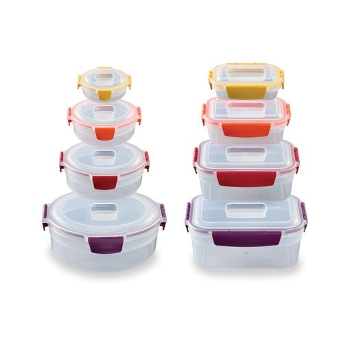 NEST LOCK 16PC MIXED FOOD STORAGE CONTAINER SET