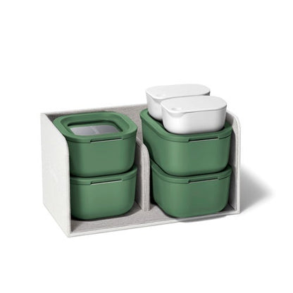 MINI FOOD STORAGE SET W/ STORAGE ORGANIZER