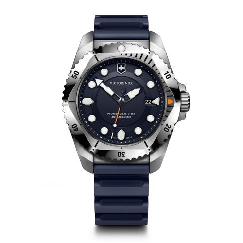 MENS DIVE PRO QUARTZ RUBBER STRAP WATCH DIAL