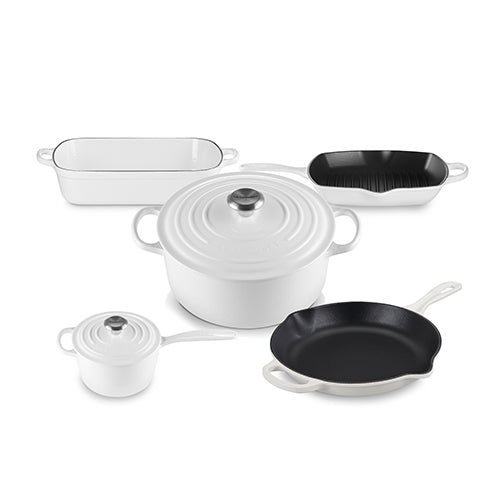 7PC SIGNATURE CAST IRON COOKWARE SET
