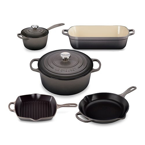 7PC SIGNATURE CAST IRON COOKWARE SET
