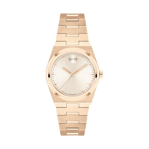 LADIES BOLD QUEST MINI ROSE STAINLESS STEEL WATCH DIAL