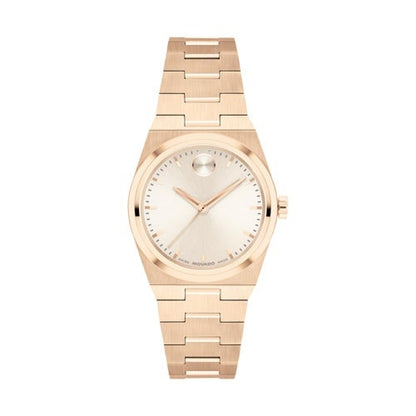LADIES BOLD QUEST MINI ROSE STAINLESS STEEL WATCH DIAL