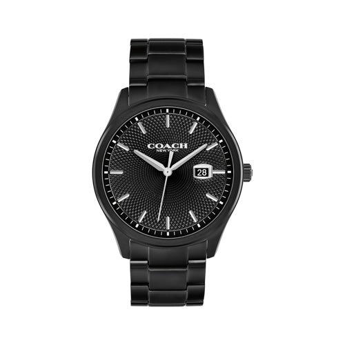 MENS OLIVER ION-PLATED STAINLESS STEEL WATCH DIAL