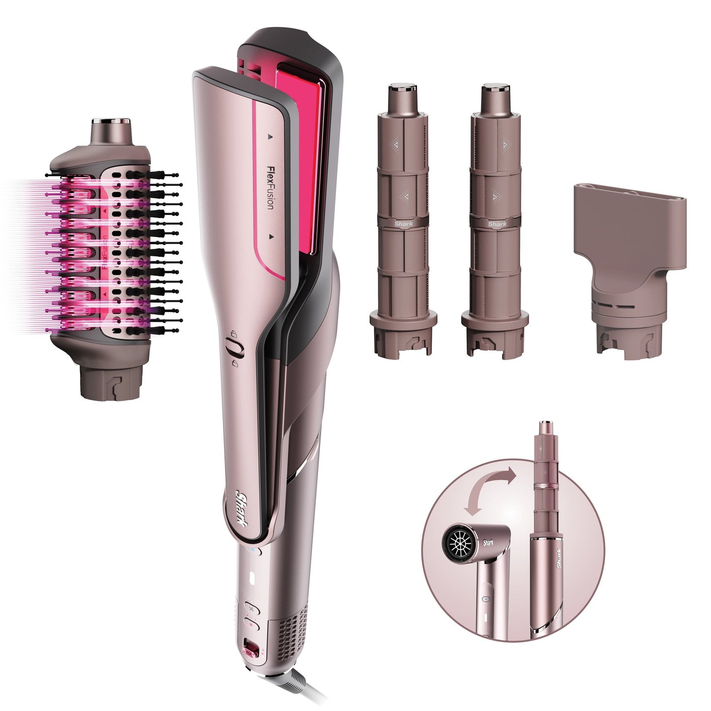 FLEXFUSION 5-IN-1 AIR STYLER STRAIGHTENER + BRUSH SET