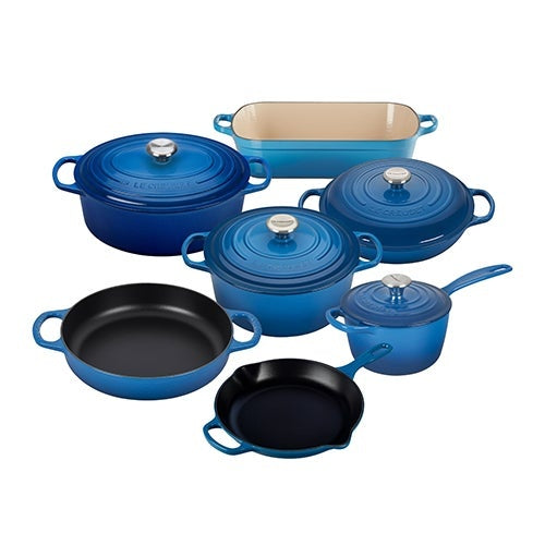 11PC SIGNATURE CAST IRON COOKWARE SET
