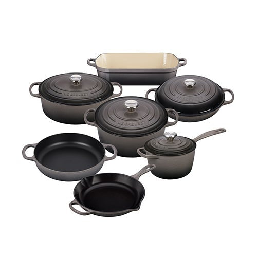 11PC SIGNATURE CAST IRON COOKWARE SET