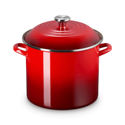 12QT ENAMEL ON STEEL CLASSIC STOCKPOT W/ LID