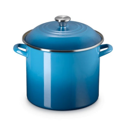 12QT ENAMEL ON STEEL CLASSIC STOCKPOT W/ LID