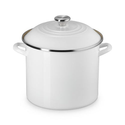12QT ENAMEL ON STEEL CLASSIC STOCKPOT W/ LID
