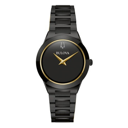 LADIES MILLENNIA ION-PLATED STAINLESS STEEL WATCH DIAL