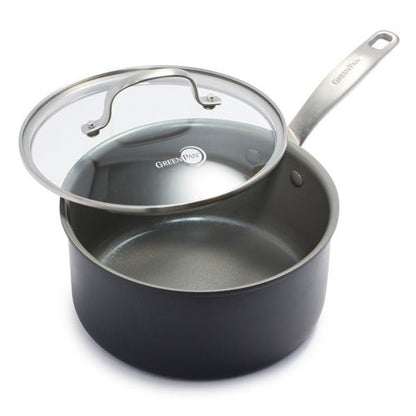 CHATHAM CERAMIC NONSTICK 3QT SAUCEPAN W/ LID