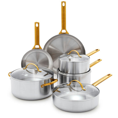 RESERVE STAINLESS 10PC COOKWARE SET