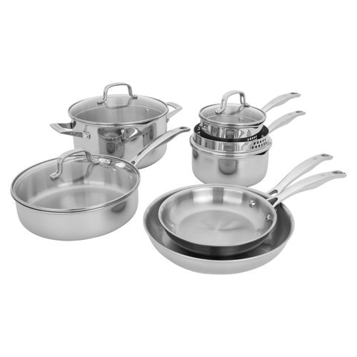 CLAD H3 10PC COOKWARE SET