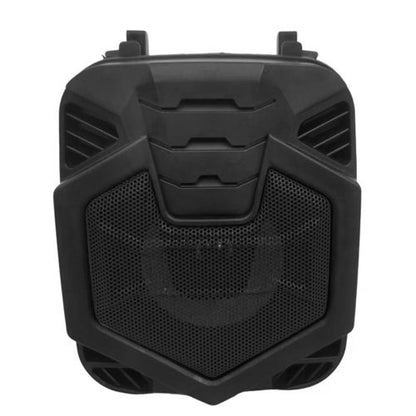 SHELL DOCK PORTABLE BLUETOOTH SPEAKER W/ PHONE HOLDER BLACK