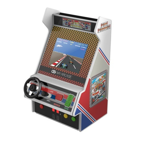 POLE POSITION 7.5" PORTABLE RETRO ARCADE
