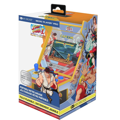 SUPER STREET FIGHTER II PRO 6.8" PORTABLE RETRO ARCADE
