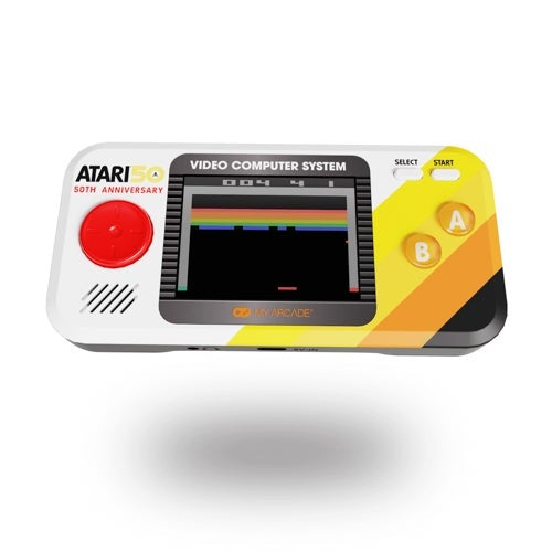 ATARI POCKET PLAYER PRO PORTABLE GAMING SYSTEM W/ TRAVEL CASE