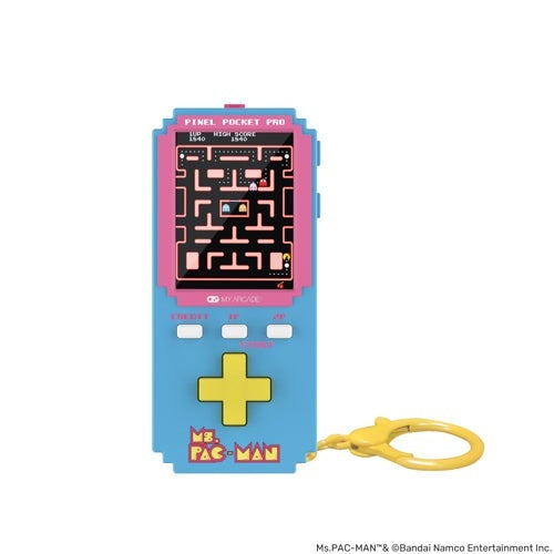 MS PAC-MAN PIXEL POCKET PRO PORTABLE GAMING SYSTEM
