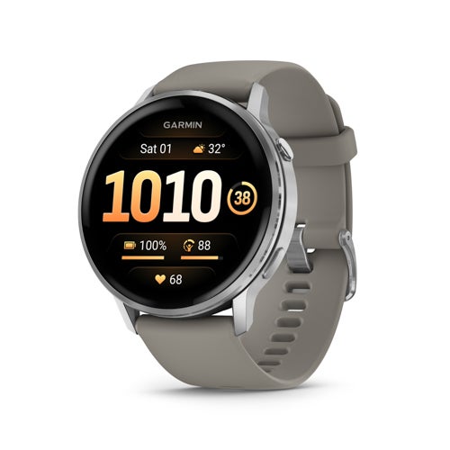 VENU 4 GPS HEALTH & FITNESS SMARTWATCH - 45MM SILVER W/ SILVER GRAY BAND