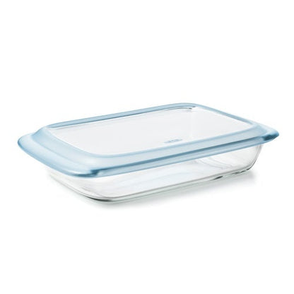 GOOD GRIPS 3QT GLASS BAKING DISH W/ LID