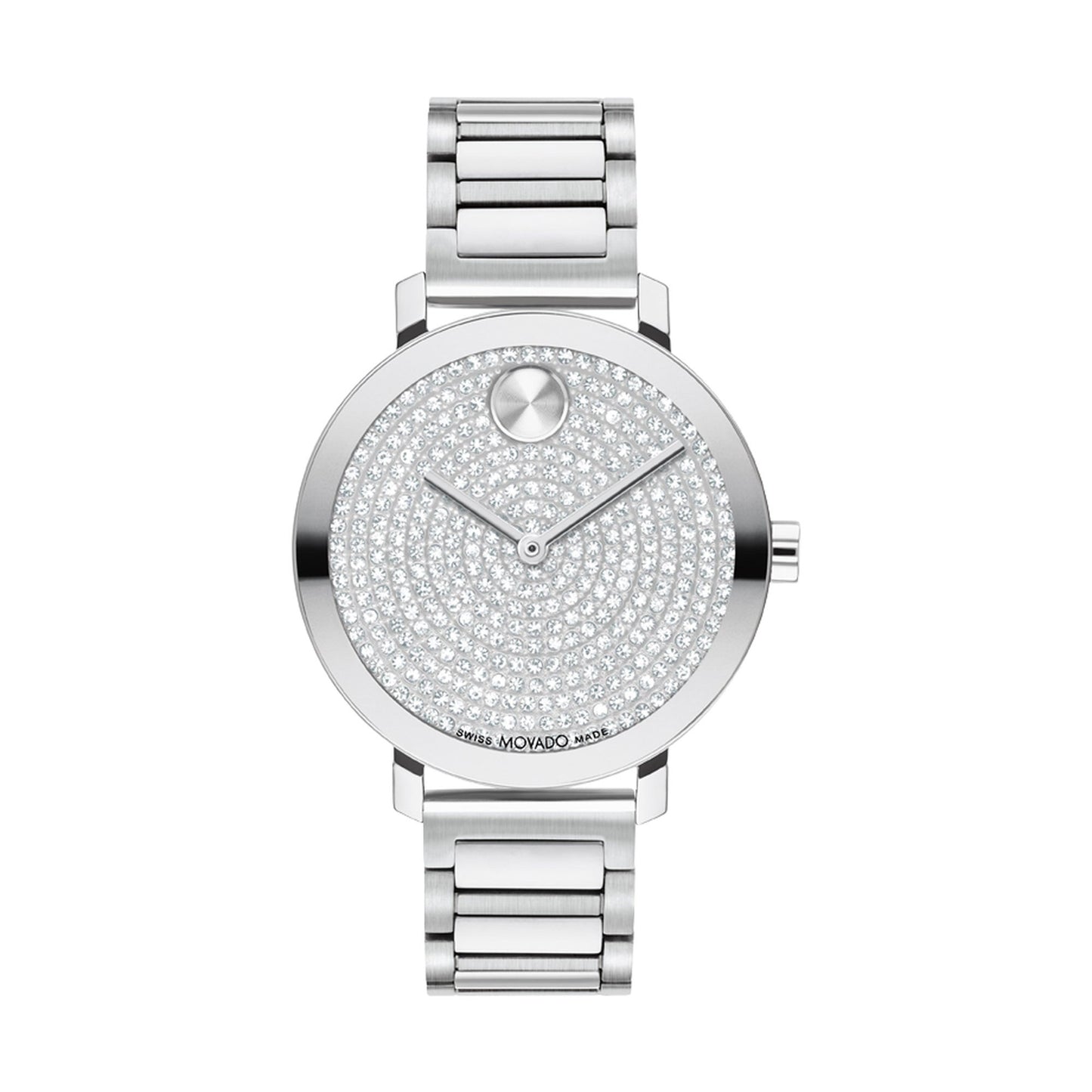 LADIES BOLD EVOLUTION 2.0 SILVER-TONE STAINLESS STEEL WATCH CRYSTAL DIAL