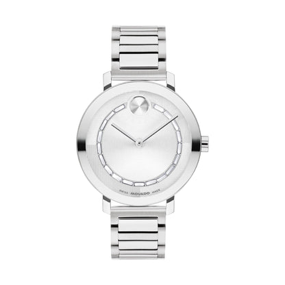LADIES BOLD EVOLUTION 2.0 SILVER-TONE STAINLESS STEEL WATCH SILVER DIAL