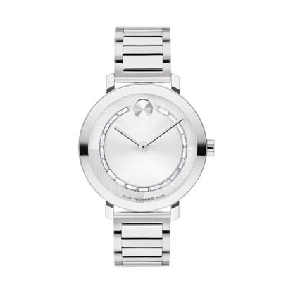 LADIES BOLD EVOLUTION 2.0 SILVER-TONE STAINLESS STEEL WATCH SILVER DIAL