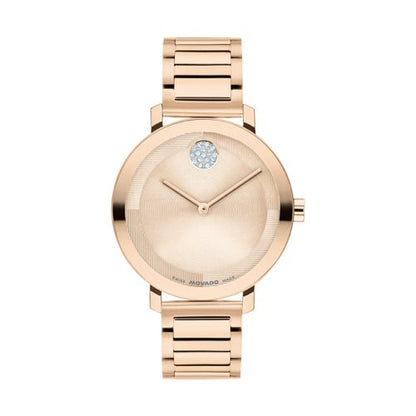 LADIES BOLD EVOLUTION 2.0 ROSE GOLD-TONE STAINLESS STEEL WATCH ROSE GOLD DIAL